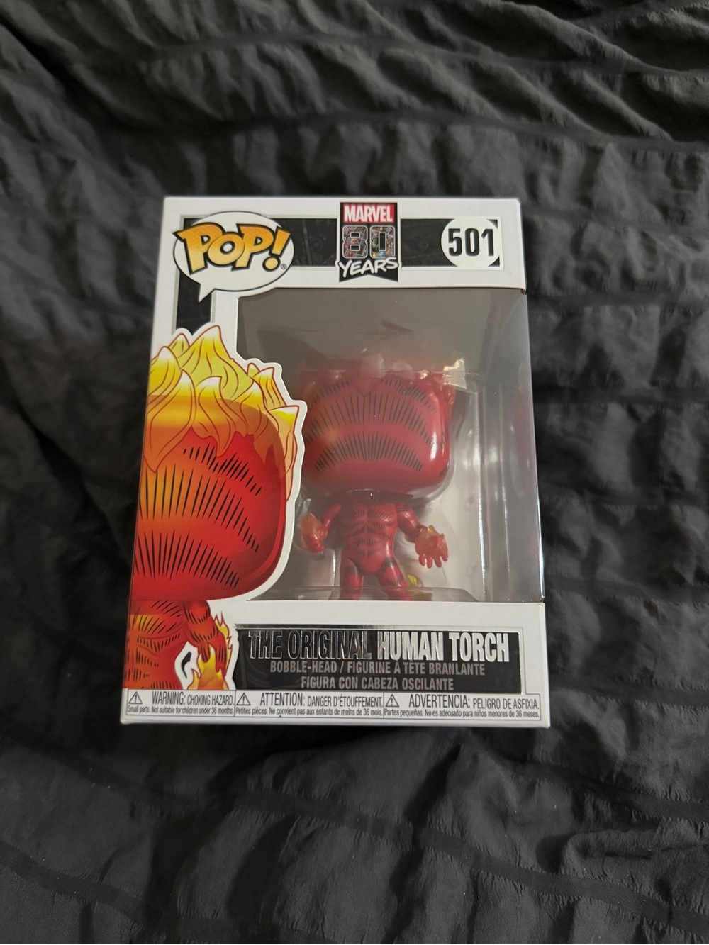 Funko Pop! Marvel Original Human Torch #501 First Appearance 80 Years